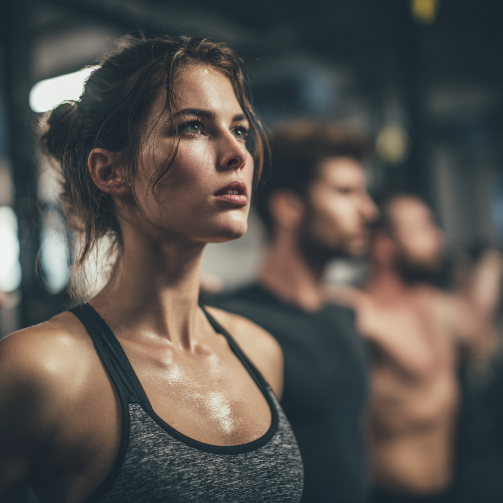 Slovak fitness enthusiasts of different ages showing sustainable workout practices in a bright, welcoming exercise space with natural lighting